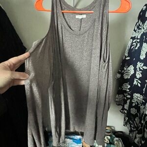 Maurices Purple peek-a-shoulder